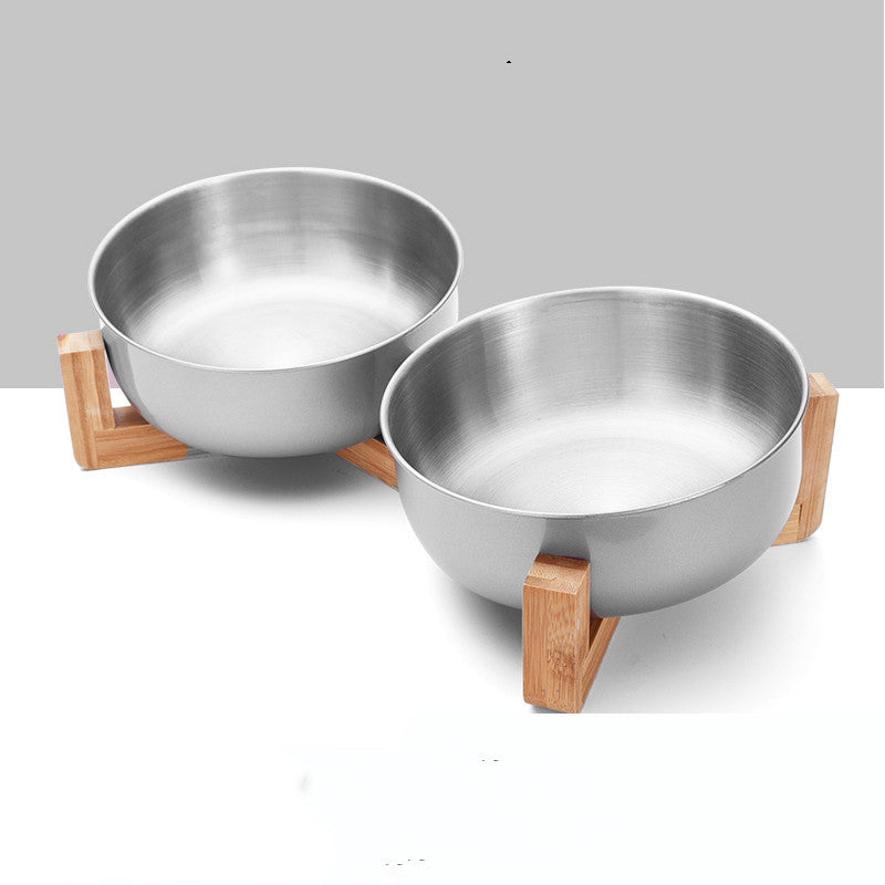 Neck Guard Stainless Steel Pet Bowl Pets Fashion