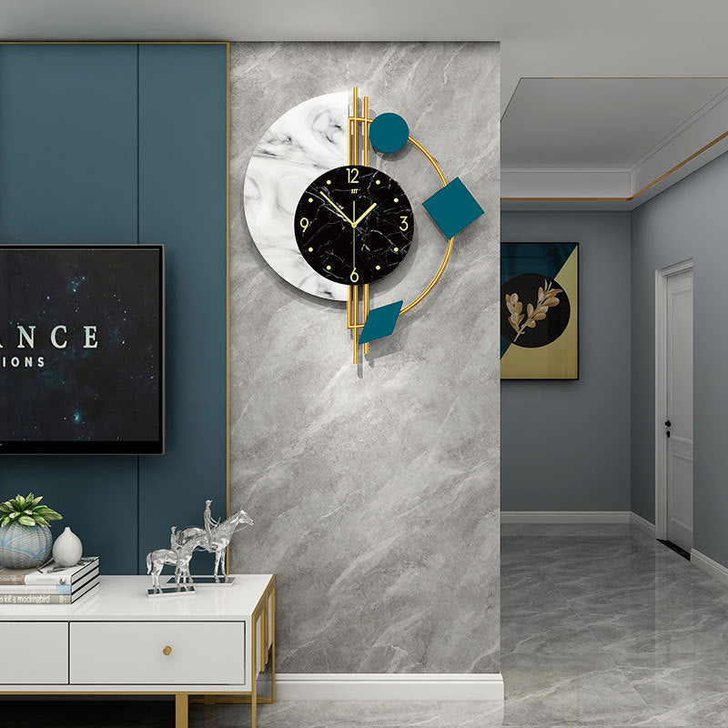 Living Room Stylish Home Decor Creative Simple Quartz Wall Clocks PearlNestDecor.com