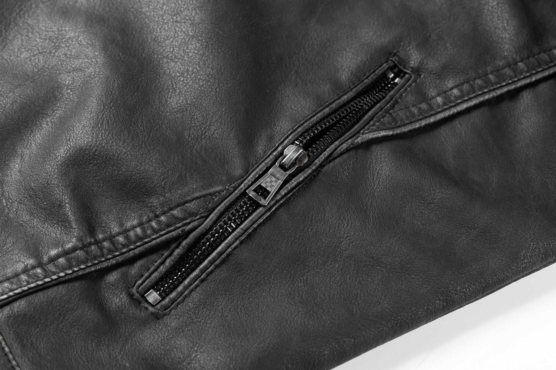 Men's Black Pu Leather Biker Jacket VINTAGE REAL MOTORCYCLE JACKETS FOR MEN LuxuryLifeWay Online Store