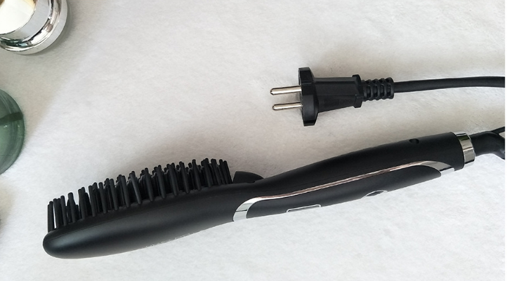 New LED Ionic Electric Hair Straightening Brush LadyShow.Store