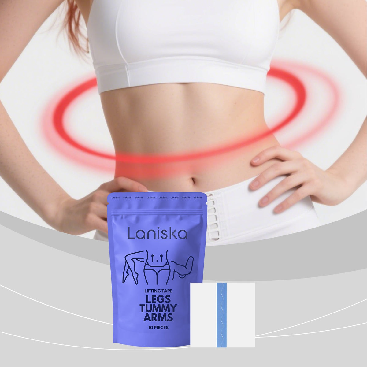 Comfortable, Lightweight, And Suitable For The Body's Skin. Convenient Daily Care Patches, Shaping Aids, 10pcs, 1 Bag Tri Light Beauty