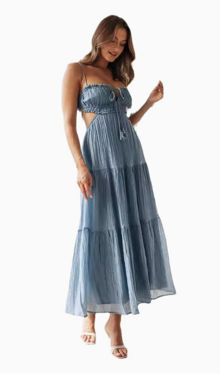 Women's Summer Denim Long Skirt Pi-Mart