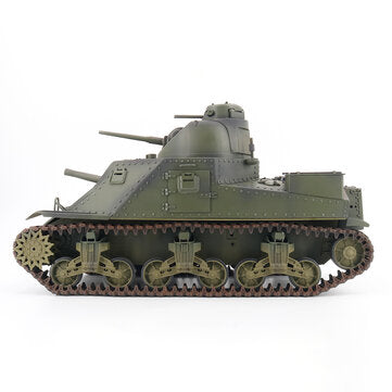 EXBONZAI 1/16 2.4ghz RC Tank RTR Hand Made Simulation Full Metal W/light & Sound 360 Degree Turret Rotation Remote Control For American M3 RC Car Vehicles Model LuxuryLifeWay Online Store