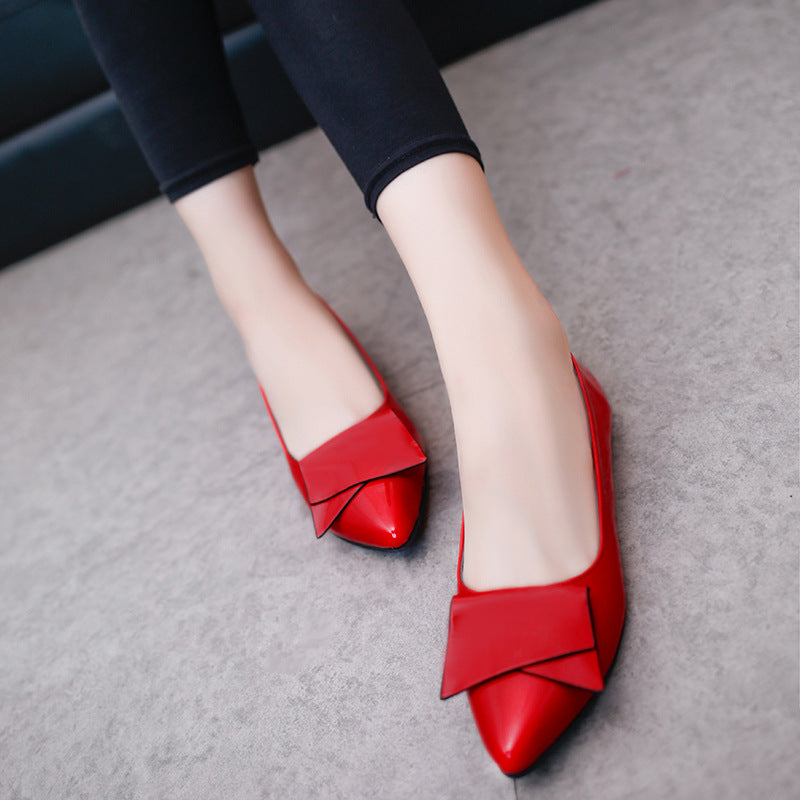 Bowknot Korean Style Flat Shoes for Women LadyShow.Store