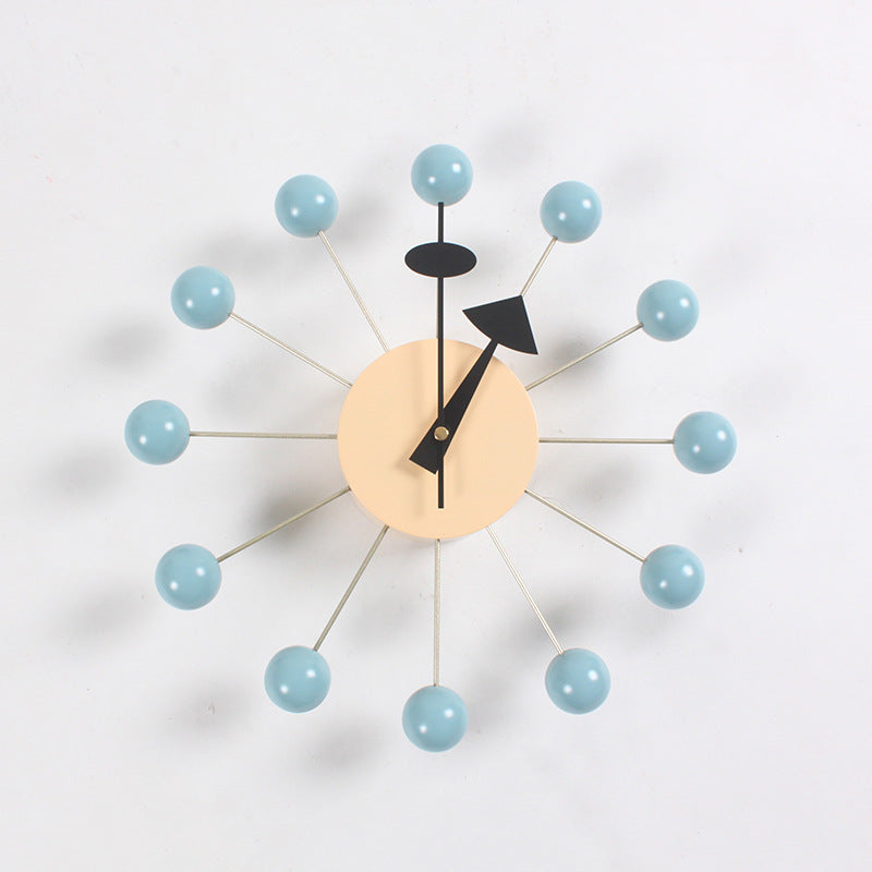 Clock, background wall, wall clock PearlNestDecor.com