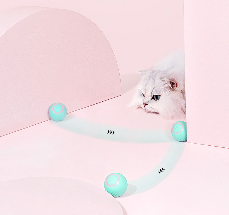 Cat Gravity Smart Rolling Ball Pets Fashion