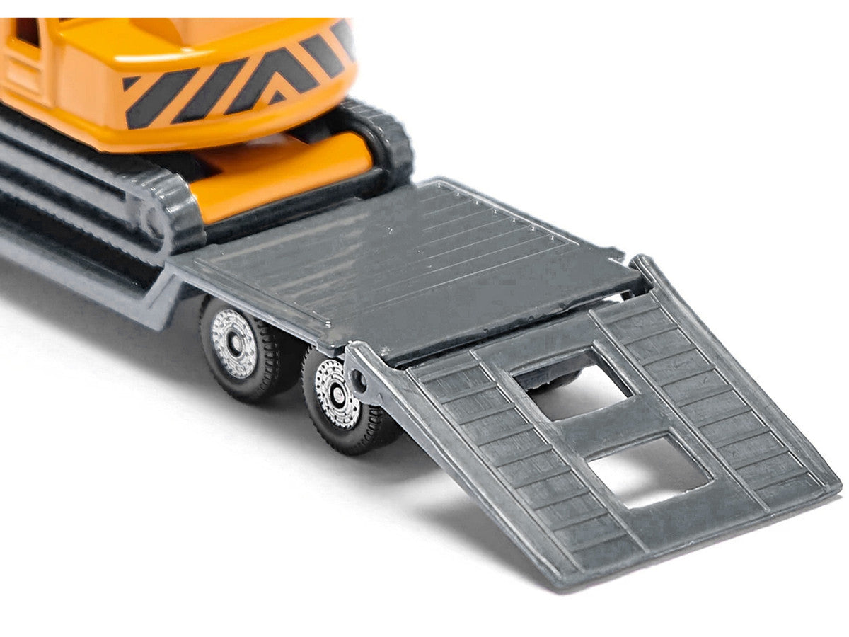 Truck with Low Loader Trailer and Excavator Yellow Diecast Model by Siku LuxuryLifeWay Online Store