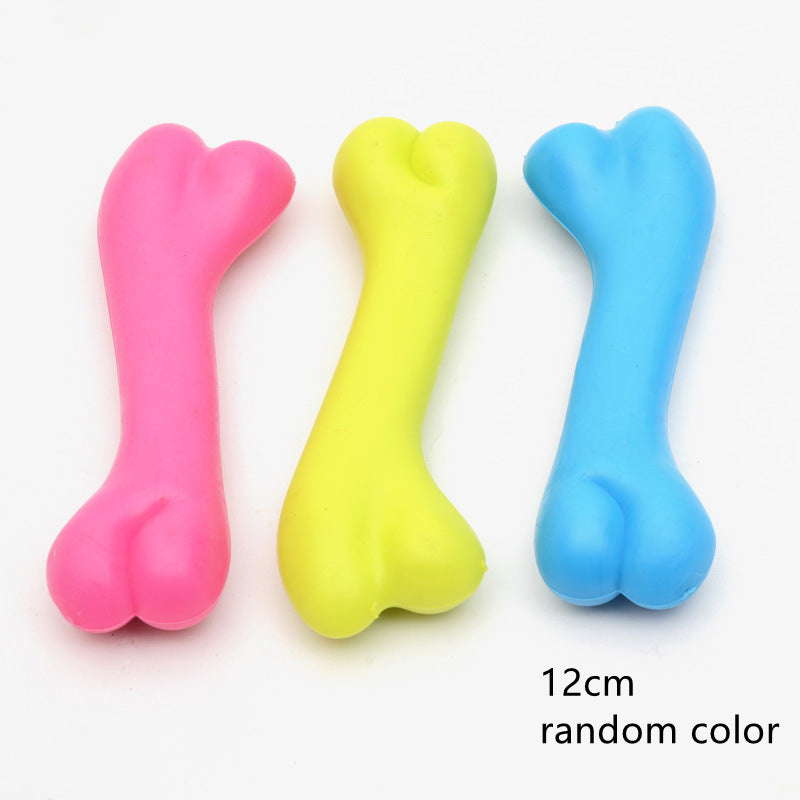 Pet Toys, Rubber Bite Resistant Toys, High Quality Dog Bone Type Pets Fashion