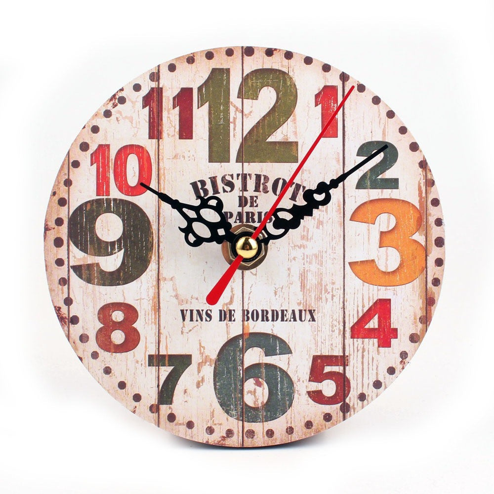 European Style Creative Retro Clock Wall Clock Living Room Clock PearlNestDecor.com