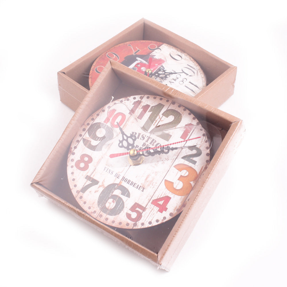 European Style Creative Retro Clock Wall Clock Living Room Clock PearlNestDecor.com