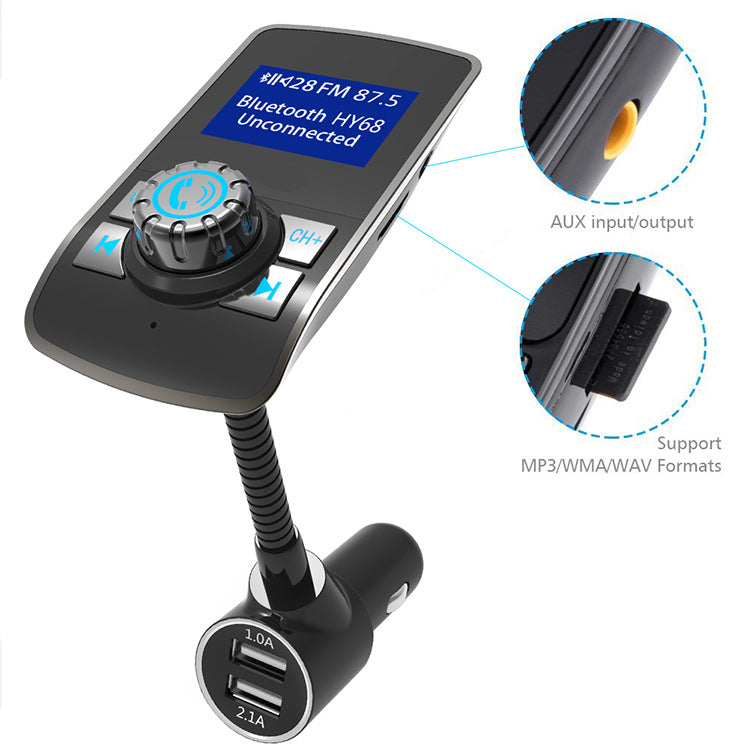 Car Bluetooth Mp3 Car FM Transmitter Car Bluetooth Mp3 Player Card CJD