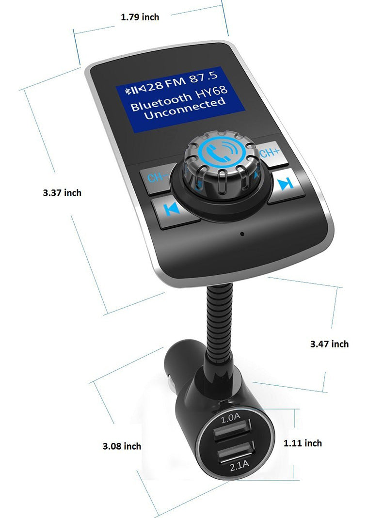 Car Bluetooth Mp3 Car FM Transmitter Car Bluetooth Mp3 Player Card CJD