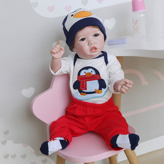 22inch Reborn Saskia Boy Doll Reborn Baby Simulation Doll