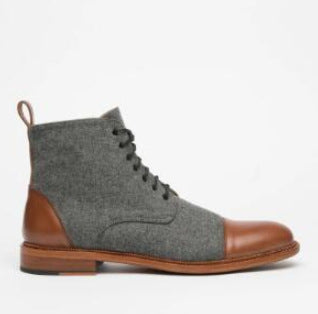 Round Toe Lace-up Low Boots LadyShow.Store