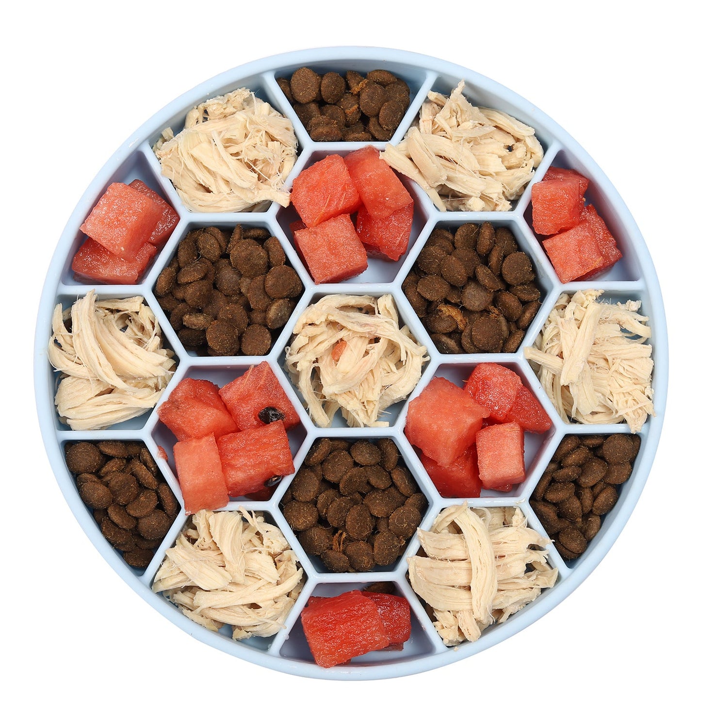 Silica Gel Sucker Honeycomb Eating Bowl Pets Fashion