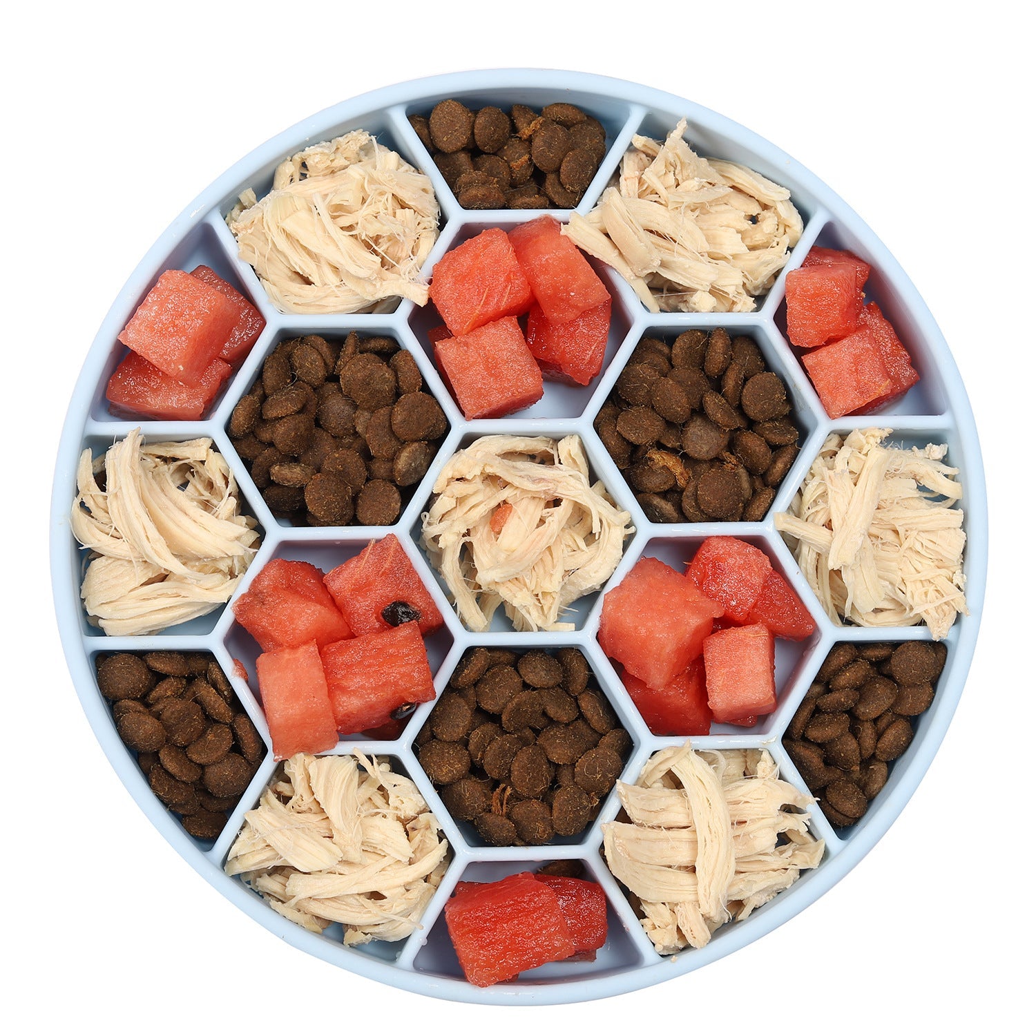 Silica Gel Sucker Honeycomb Eating Bowl Pets Fashion