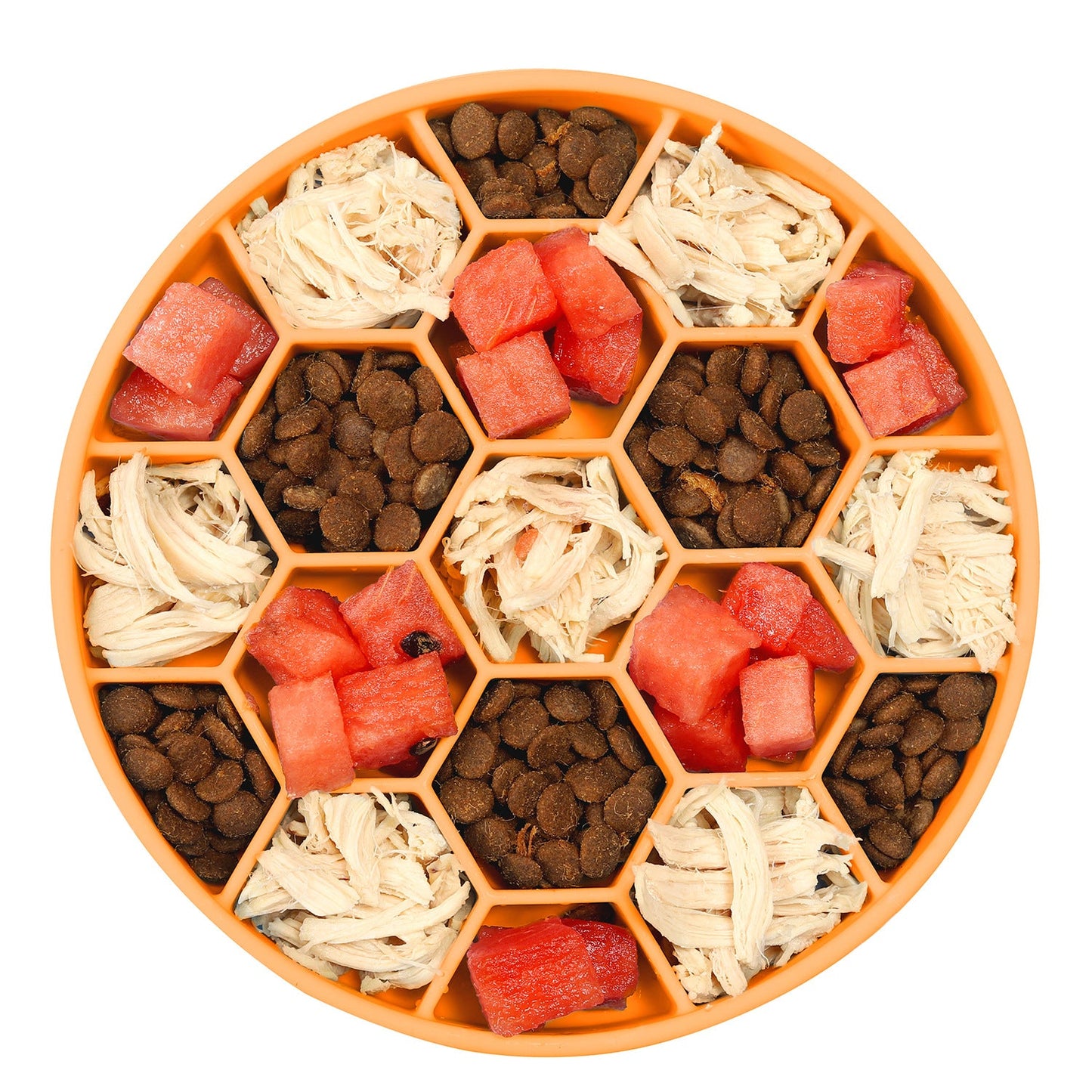 Silica Gel Sucker Honeycomb Eating Bowl Pets Fashion