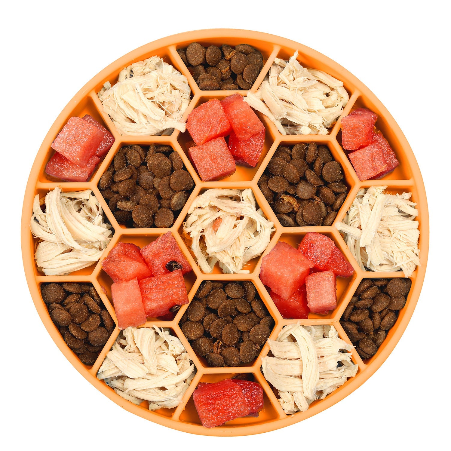Silica Gel Sucker Honeycomb Eating Bowl Pets Fashion