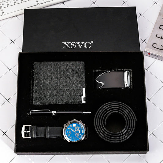 Boutique Gift Set Belt Wallet Quartz Watch Pen Best YouTube Store