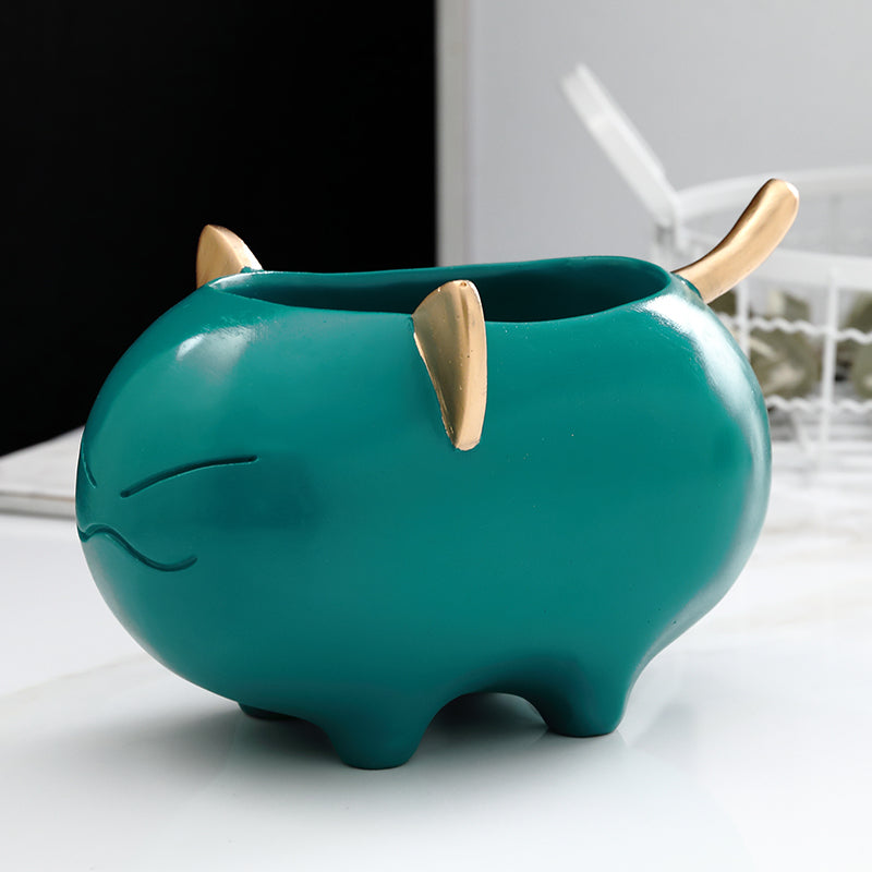 Desktop Storage Box Cute Creative Makeup Brush Bucket European Style Personality Decoration CJD2