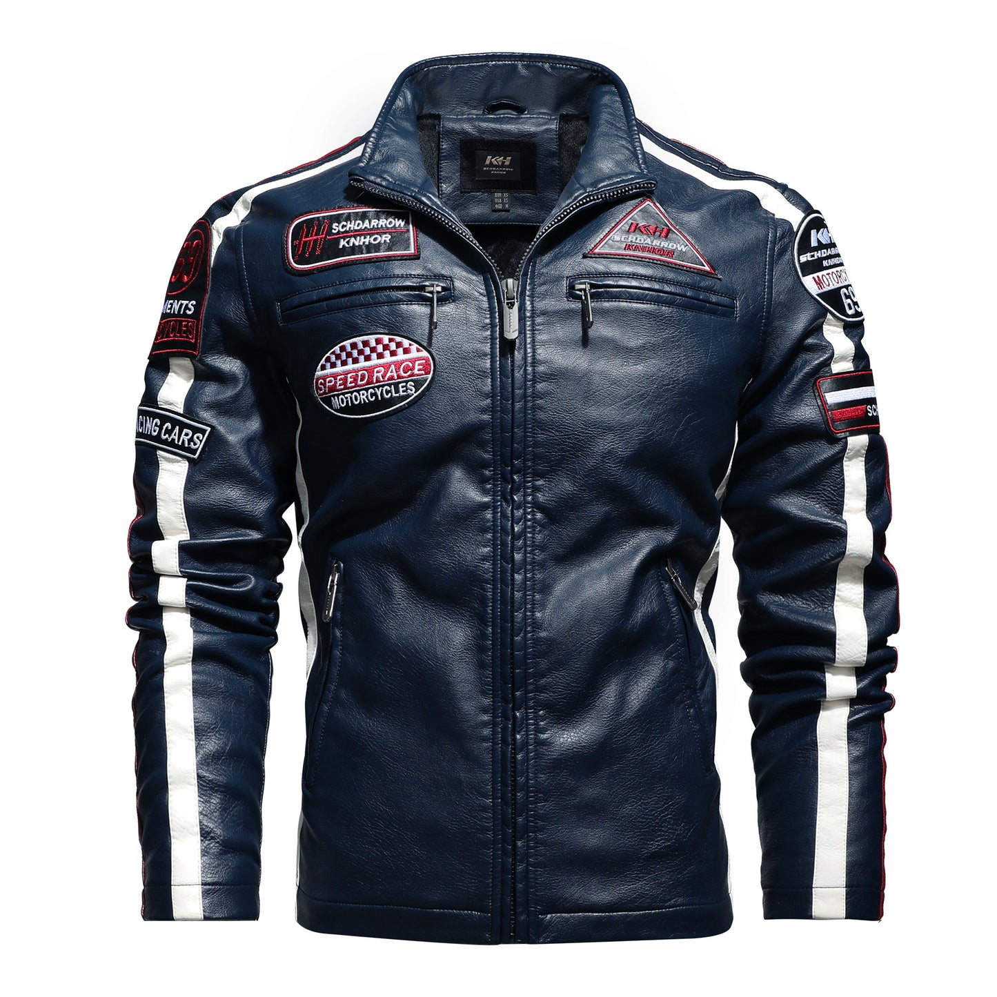 Men's Motorcycle Leather Street Motorcycle Racing Suit