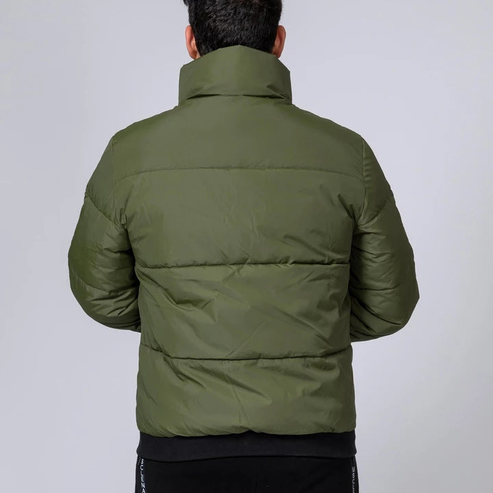 Fitness Brothers Zipper Fashion Casual Loose Padded Jacket