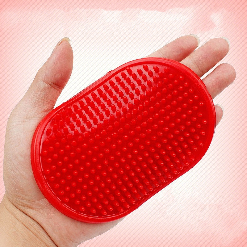 Rubber Pet Bath Brush Cover Hand Massage Brush Dog Brush Pets Fashion