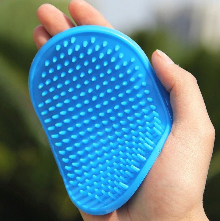 Rubber Pet Bath Brush Cover Hand Massage Brush Dog Brush Pets Fashion