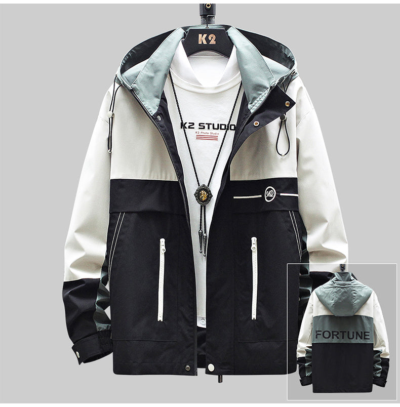 Men's Spring And Autumn Jackets Handsome Clothes New Tooling Ins Tide Jacket NorixaFashion.com