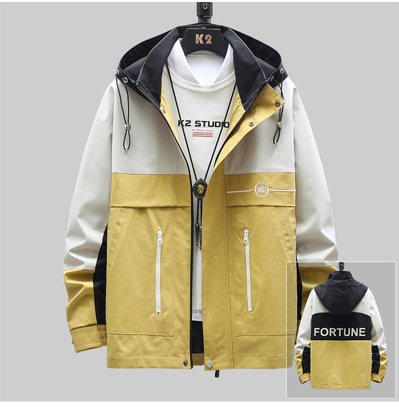 Men's Spring And Autumn Jackets Handsome Clothes New Tooling Ins Tide Jacket NorixaFashion.com