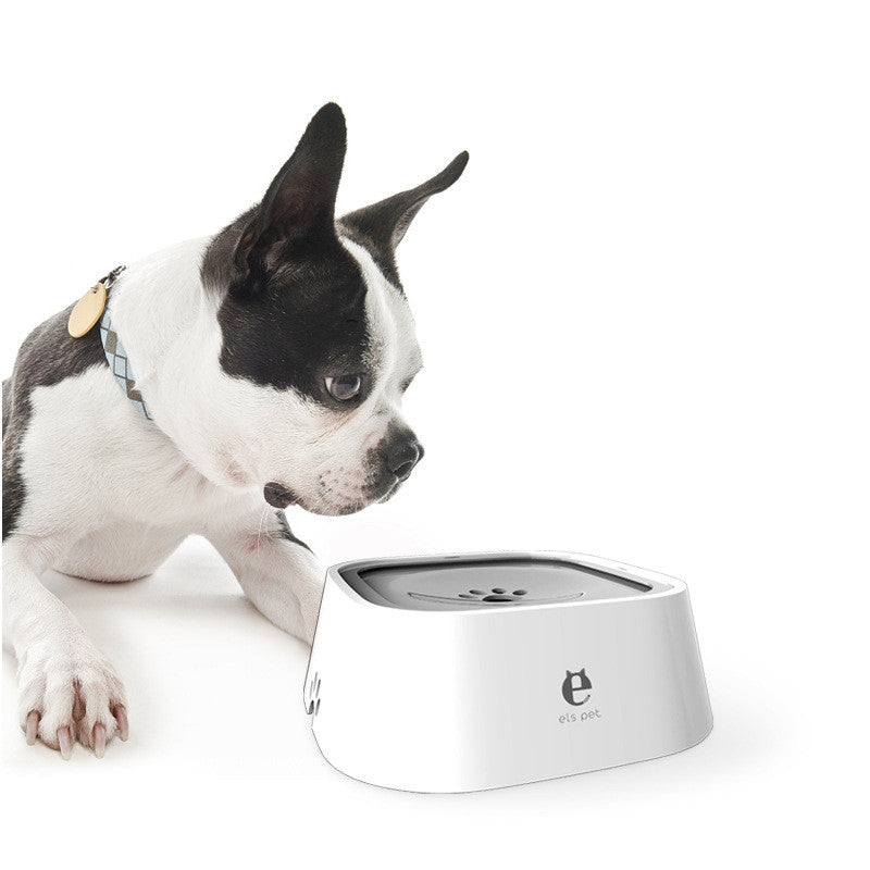 1.5L Cat Dog Water Bowl Carried Floating Bowl Anti-Overflow Slow Water Feeder Dispenser Pet Fountain ABS&PP Dog Supplies Pets Fashion