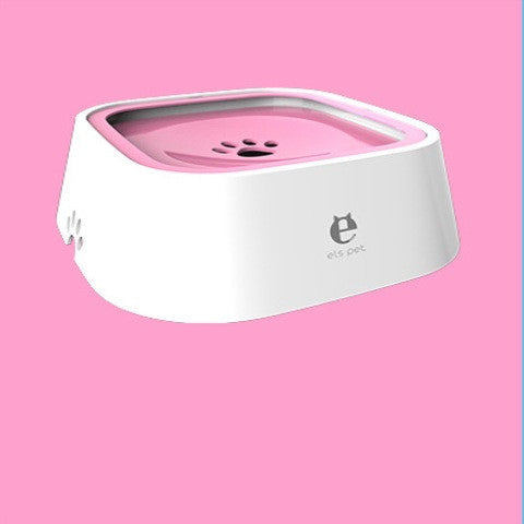 1.5L Cat Dog Water Bowl Carried Floating Bowl Anti-Overflow Slow Water Feeder Dispenser Pet Fountain ABS&PP Dog Supplies Pets Fashion