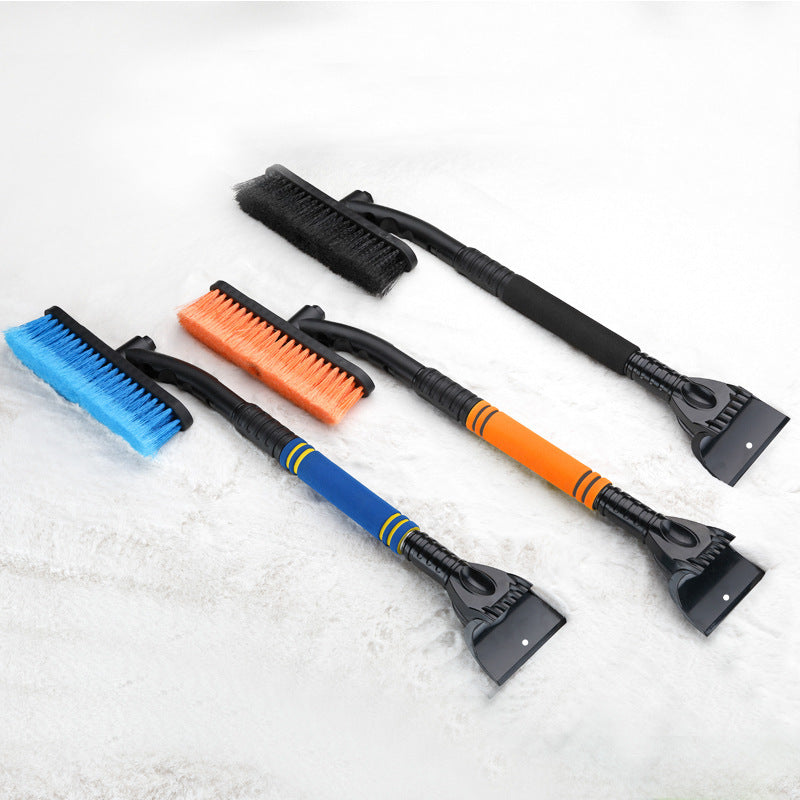 Car Cleaning Brush Ice Scraper Detachable Snow Shovel Brush Dust Remove Brush Auto Windshield Extendable Snow Brush Foam Handle CJD