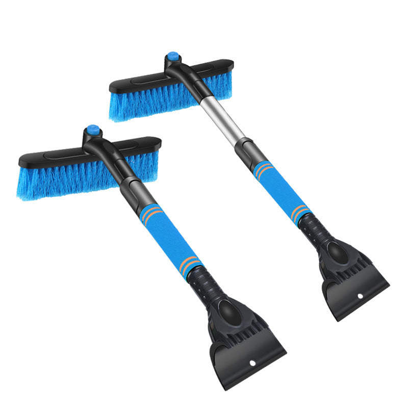 Car Cleaning Brush Ice Scraper Detachable Snow Shovel Brush Dust Remove Brush Auto Windshield Extendable Snow Brush Foam Handle CJD