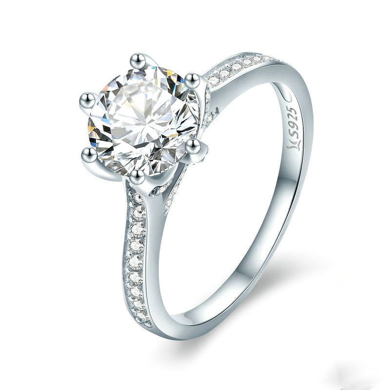 S925 Fashion Diamond Ring Women LadyShow.Store
