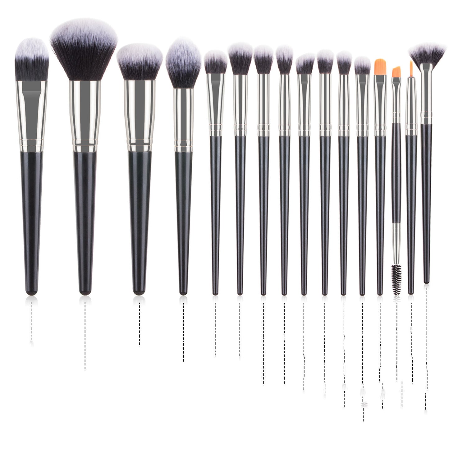 Makeup, Foundation Brush, Eye Brush, Full Set Of Makeup Tools