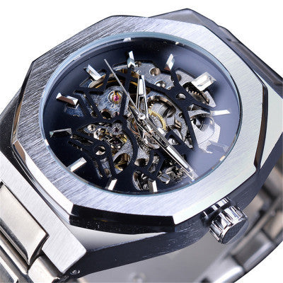 Fusini Automatic Mechanical Watch Hollow Mechanical Fashion Casual Europe And America CJD2