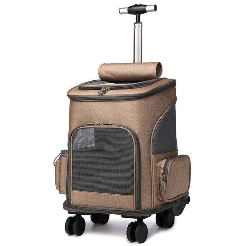 Portable Folding Trolley Pet Backpack Pets Fashion