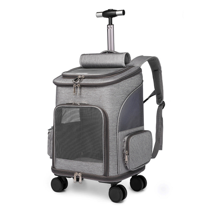 Portable Folding Trolley Pet Backpack Pets Fashion