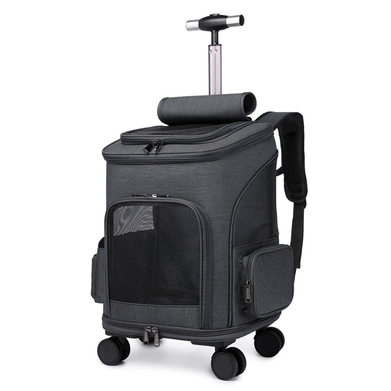 Portable Folding Trolley Pet Backpack Pets Fashion