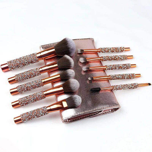 Ten New Diamond-Encrusted Makeup Brushes CJD2