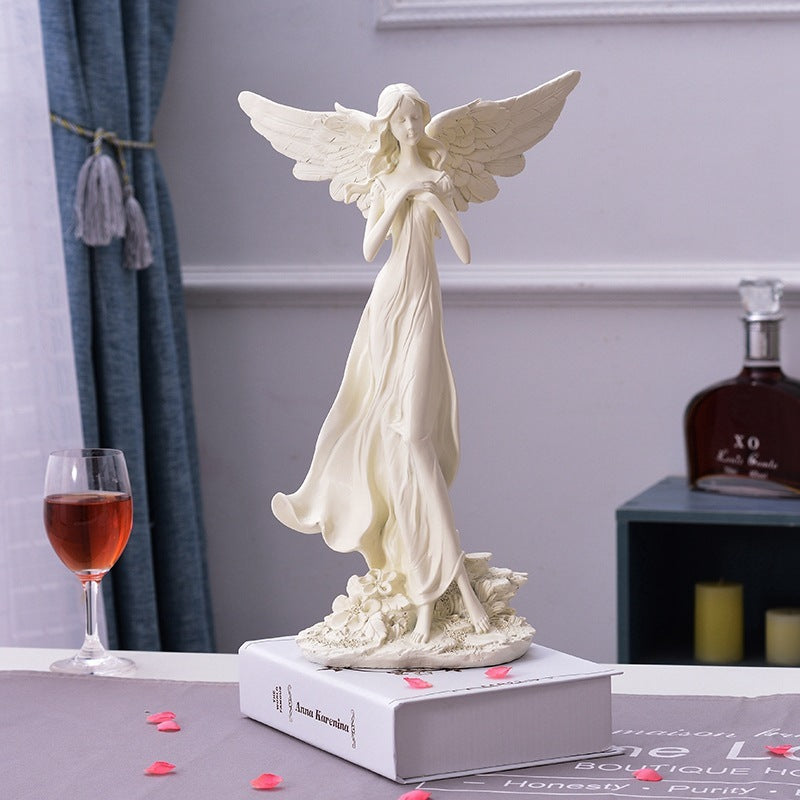Sculpture Angel Goddess Character Home Art Gifts LadyShow.Store