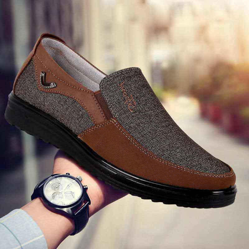 Men's Shoes Large Size Breathable Low-Help Casual Cloth Shoes Best YouTube Store