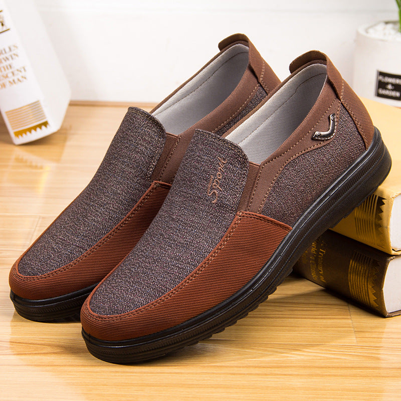 Men's Shoes Large Size Breathable Low-Help Casual Cloth Shoes Best YouTube Store