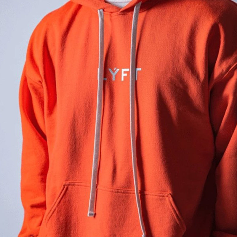 Men's Pullover Sports Loose Hooded Sweatshirt