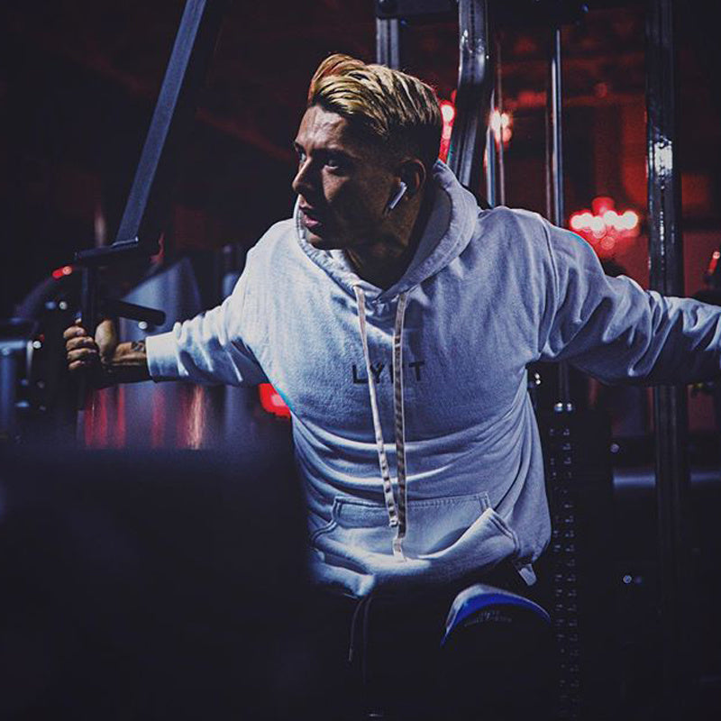 Men's Pullover Sports Loose Hooded Sweatshirt