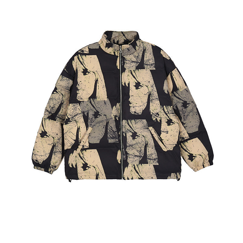 Dark Tide Brand Cartoon Print Cotton Jacket