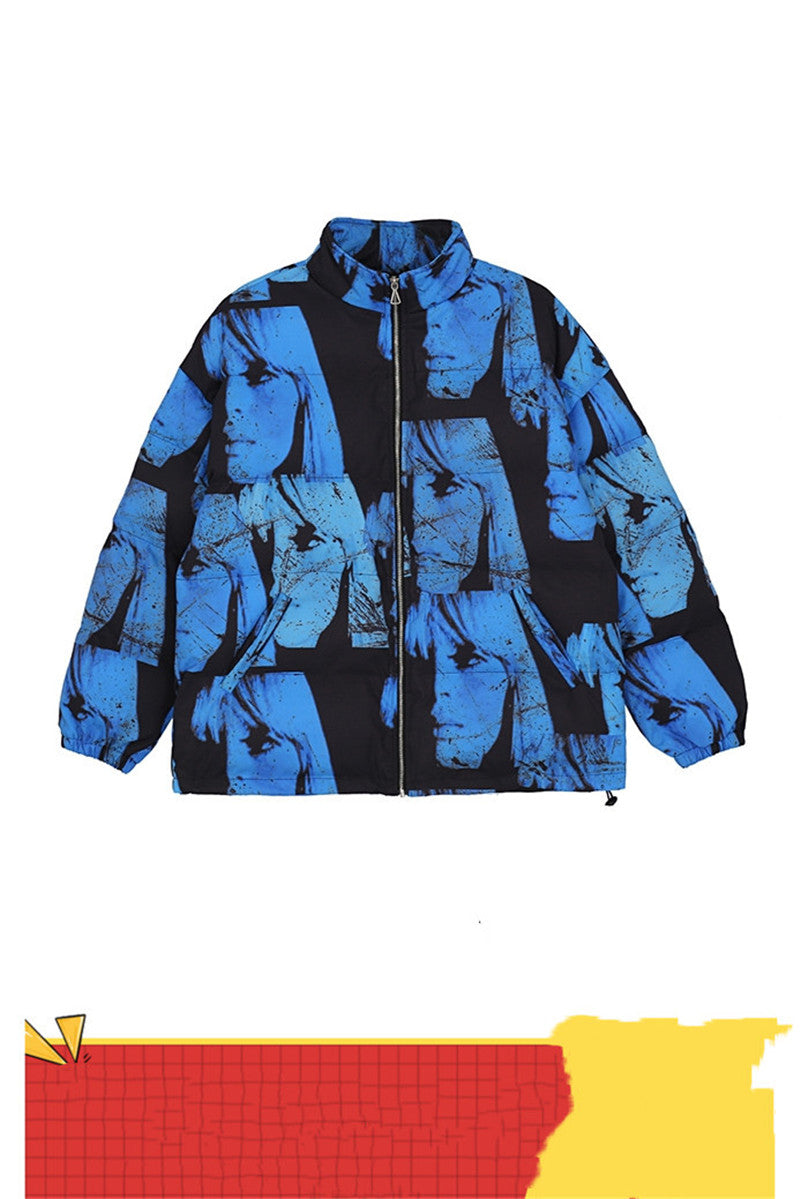 Dark Tide Brand Cartoon Print Cotton Jacket