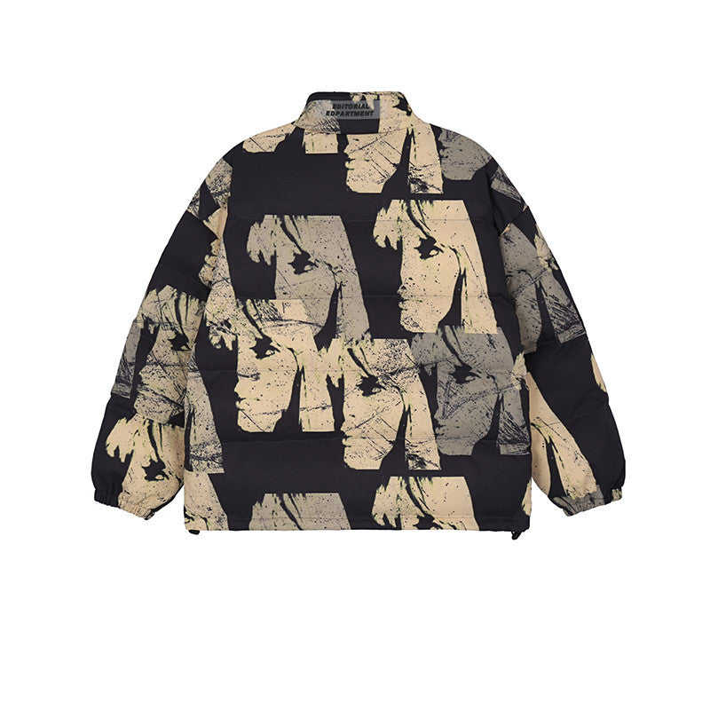 Dark Tide Brand Cartoon Print Cotton Jacket