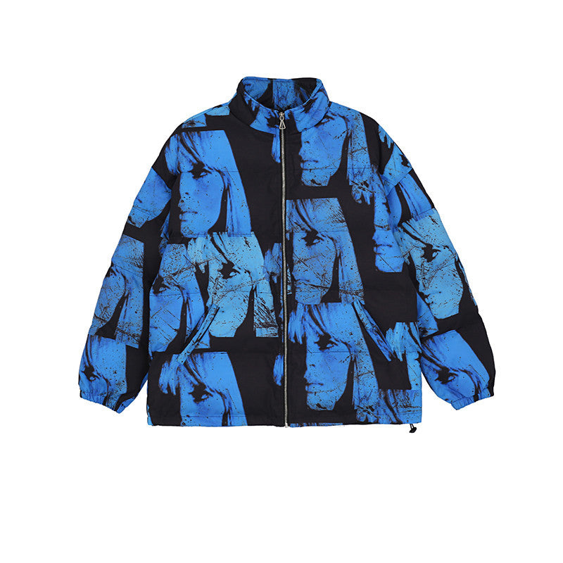 Dark Tide Brand Cartoon Print Cotton Jacket